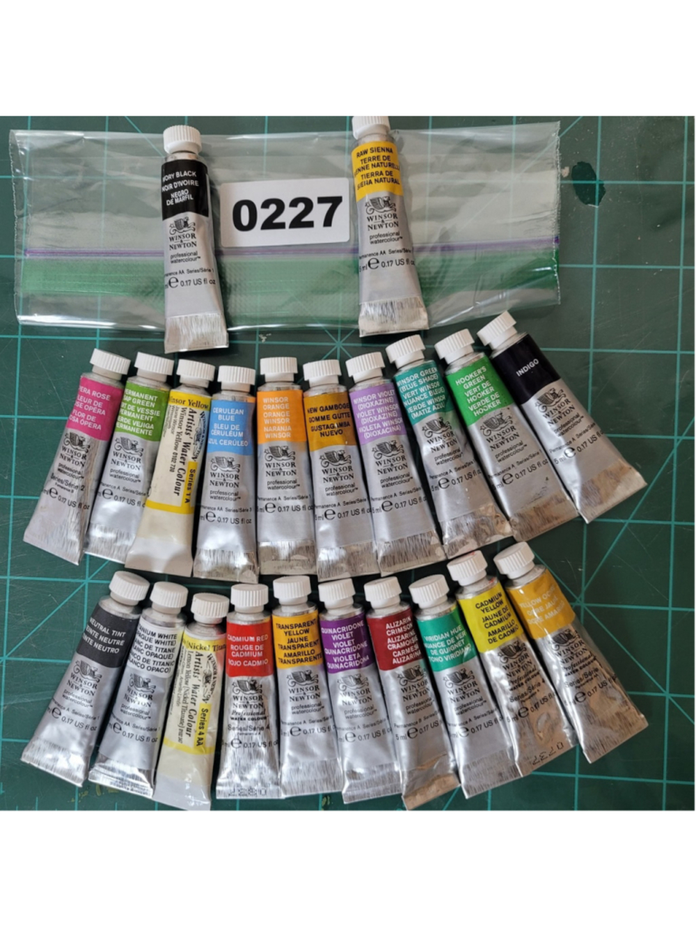 22 Winsor & Newtown Professional Watercolor 5ml Tubes #0227